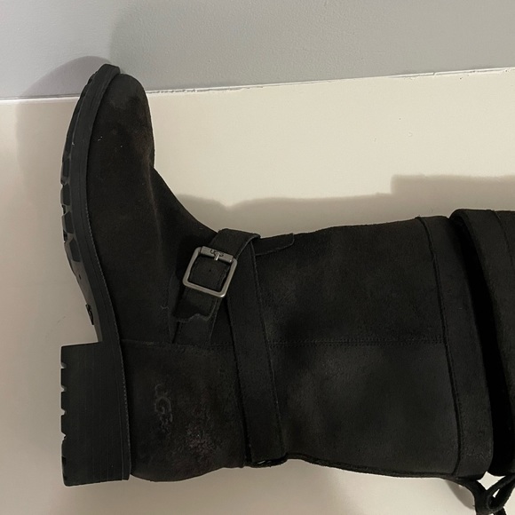 Authentic Ugg Glendale Boots, Ladies Size 9, Black - Picture 11 of 16